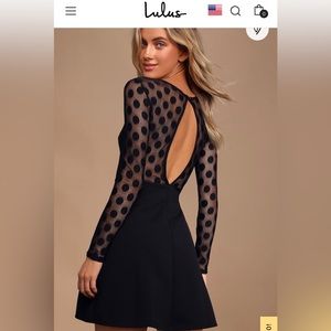 Long Sleeve Black Dress